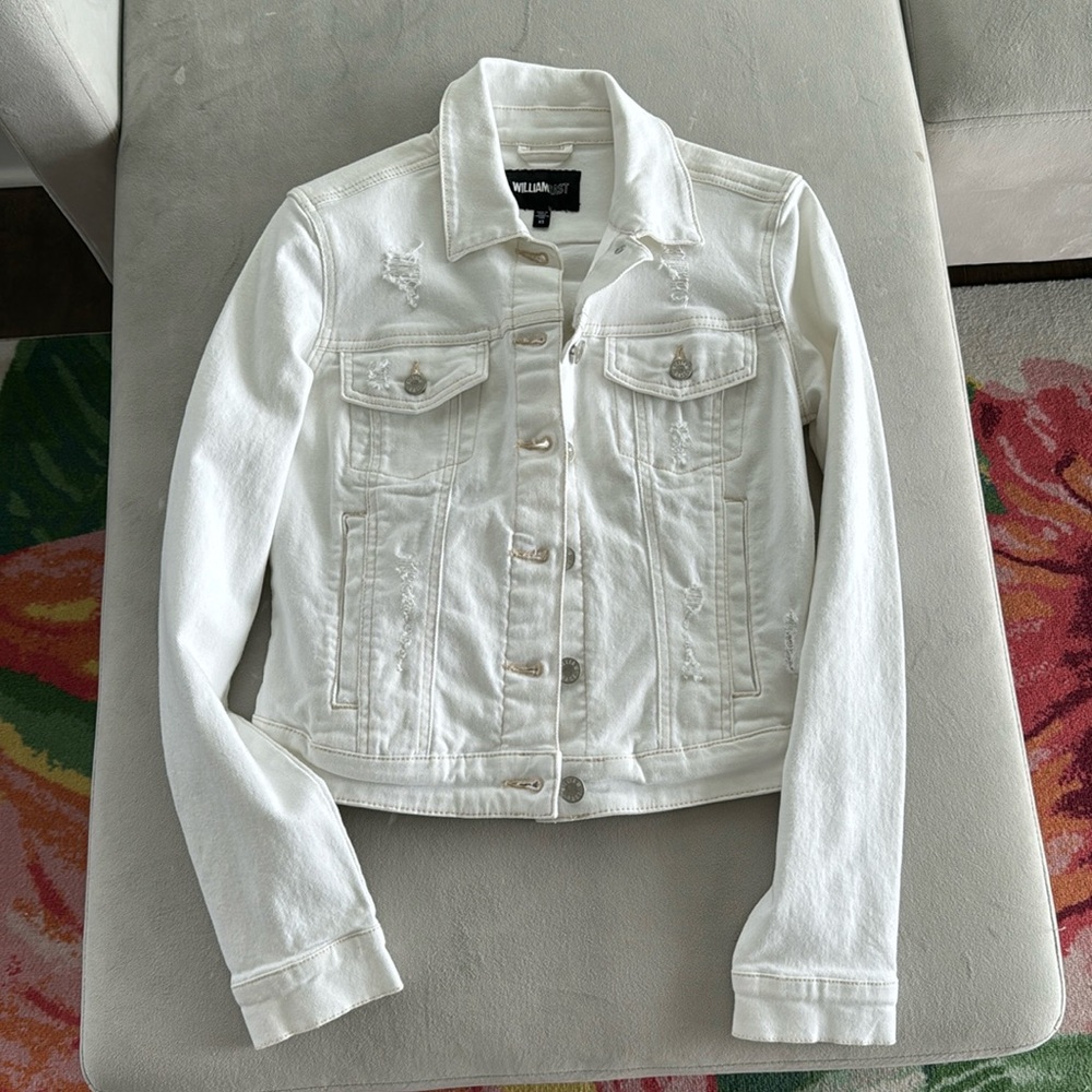 Denim white jacket